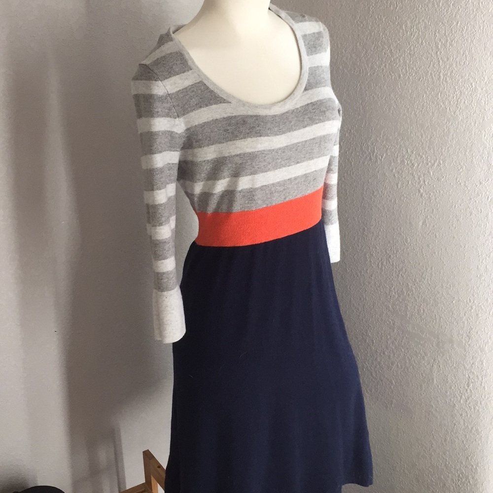 Boden knit colorblock dress